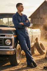 overol 100% algodón