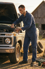 overol 100% algodón